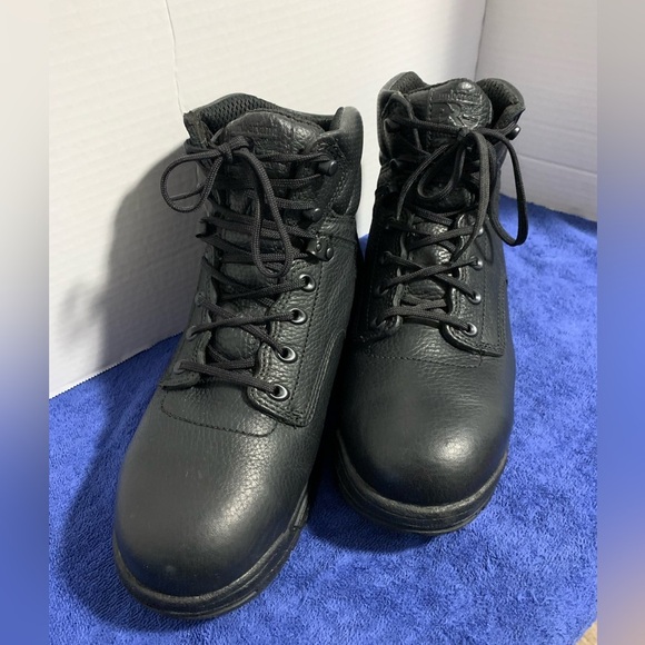 Timberland PRO 26064 TITAN Alloy Safety Toe Work Boots - Black - Size 7.5 M Mens - Picture 2 of 9